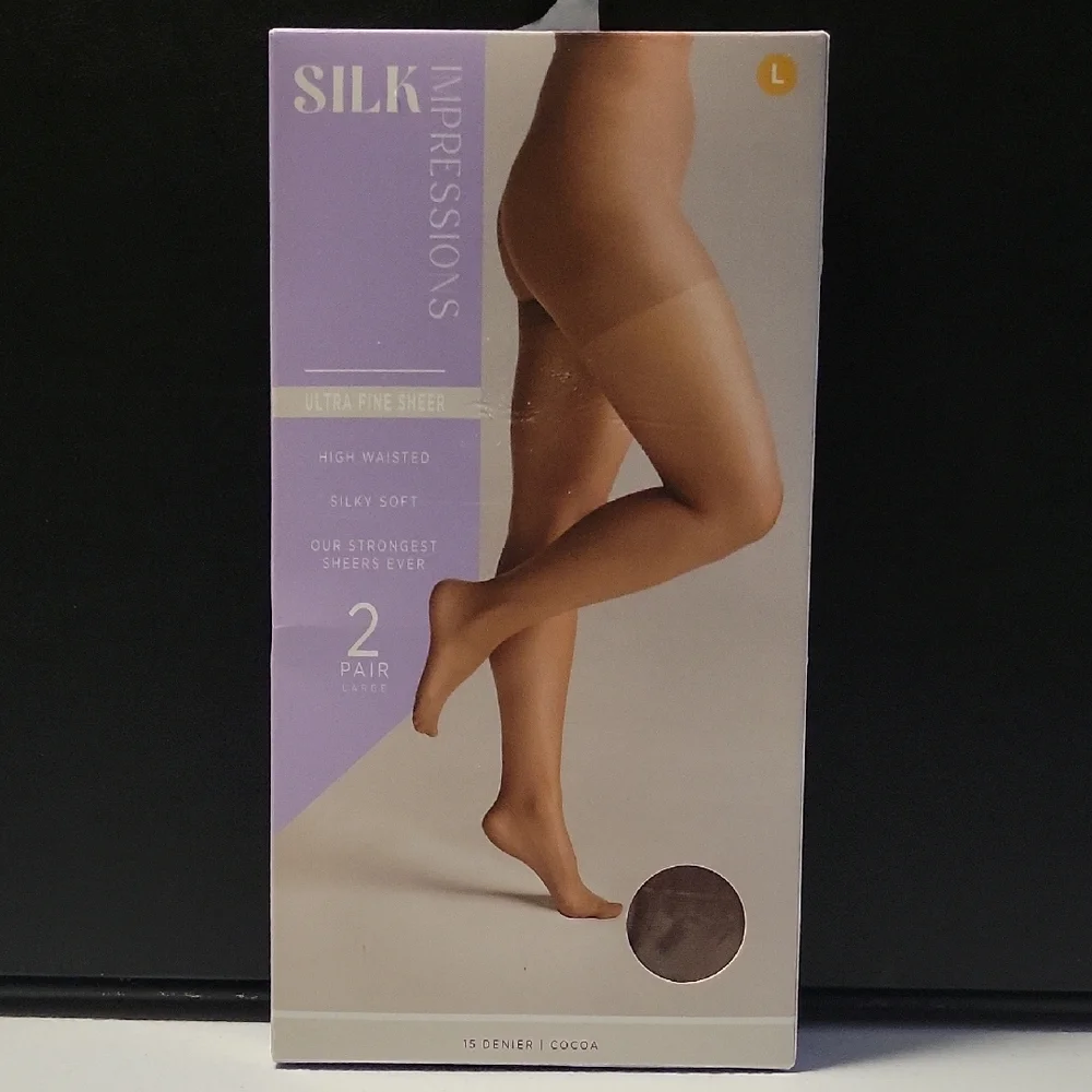 Silk Impressions Ultra Fine Sheer Pantyhose - Cocoa O6